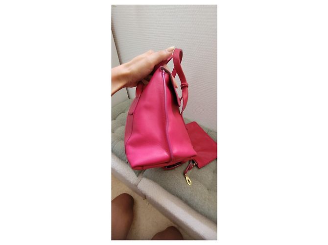 Gancini Borsa in pelle rosa Salvatore Ferragamo - vista 6