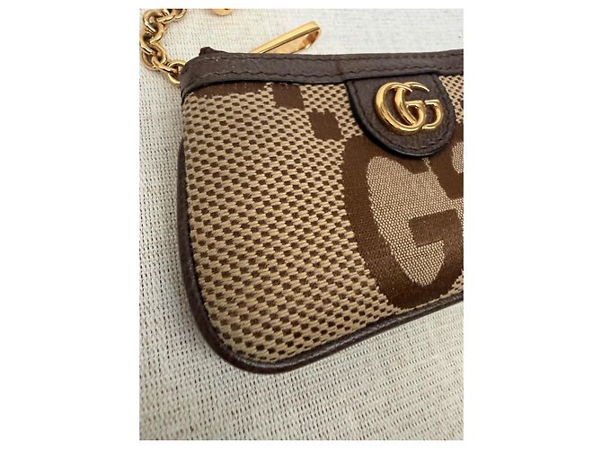 Ophidia Pouch Gucci con monogramma GG e portachiavi - vista 10