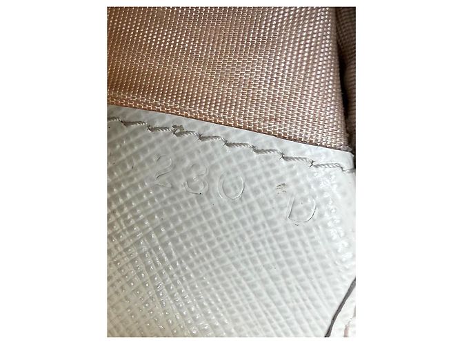 Cartera de piel Saffiano Prada Blanca - vista 17