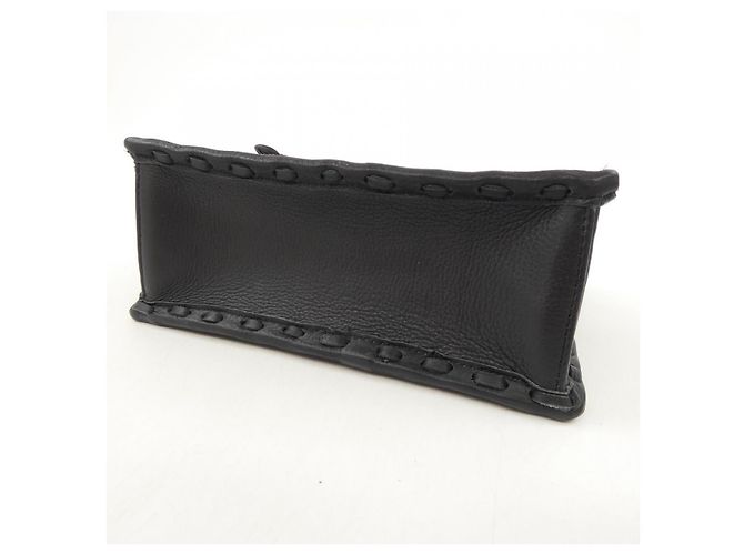 Autre Marque Carving Tribes Ledertasche mit Schnitzereien - Ansicht 4