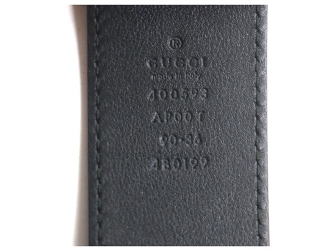 Cinto de couro Gucci GG Marmont - vista 7