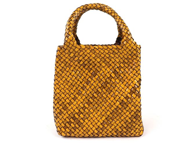 Autre Marque HIROFU BREZZA Handtasche aus geflochtenem Büffeleder - Ansicht 3