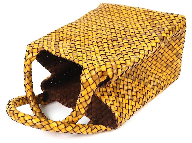 Autre Marque HIROFU BREZZA Handtasche aus geflochtenem Büffeleder - Ansicht 4