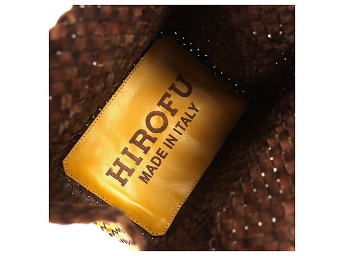 Autre Marque HIROFU BREZZA Handtasche aus geflochtenem Büffeleder - Ansicht 9