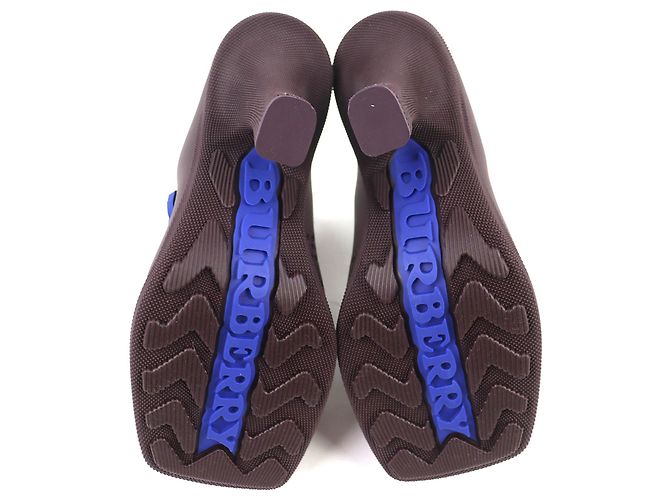 Burberry Barbie Can Logo Patch Rubber Mule Sandals - view 8