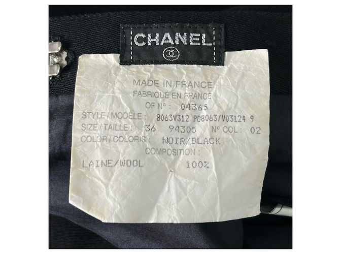 Saia de lã CHANEL - vista 6