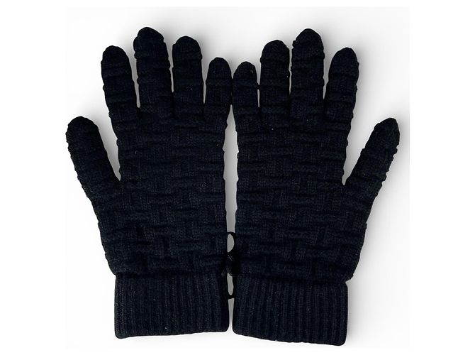 Guantes de cachemira Hermès estampado H M - vista 2