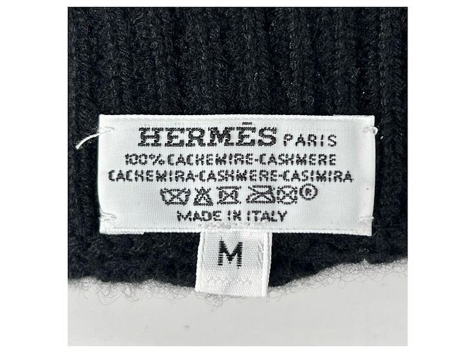 Guantes de cachemira Hermès estampado H M - vista 6