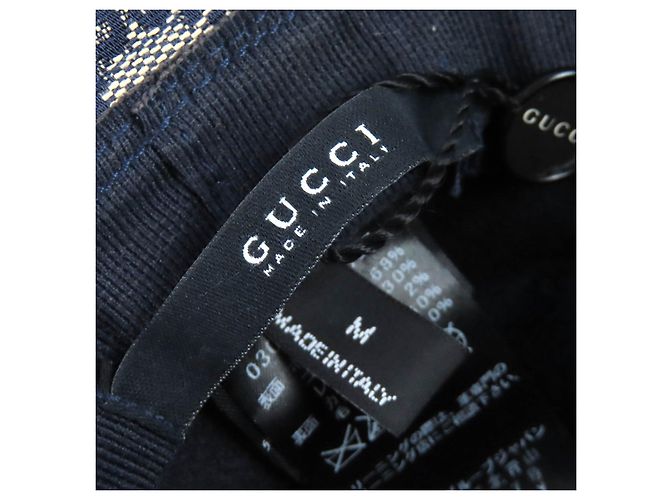 Cappello bucket Gucci in tela GG e poliestere - vista 7
