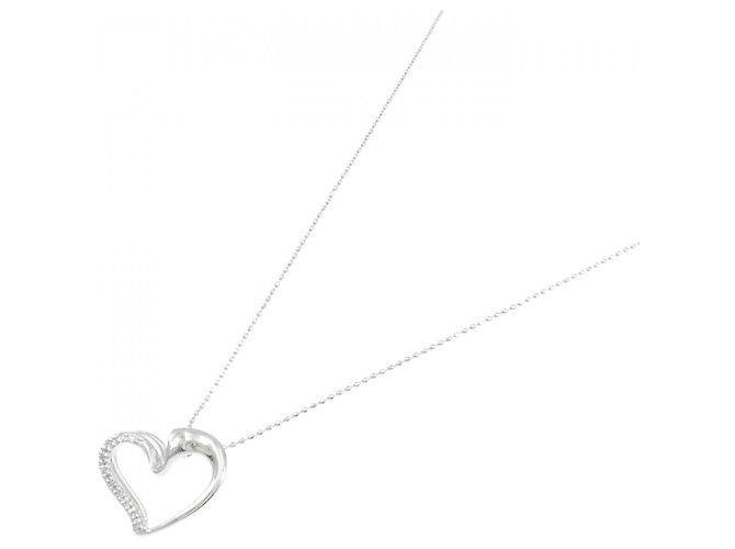 Autre Marque Collar de oro blanco Au750 y diamantes - vista 2