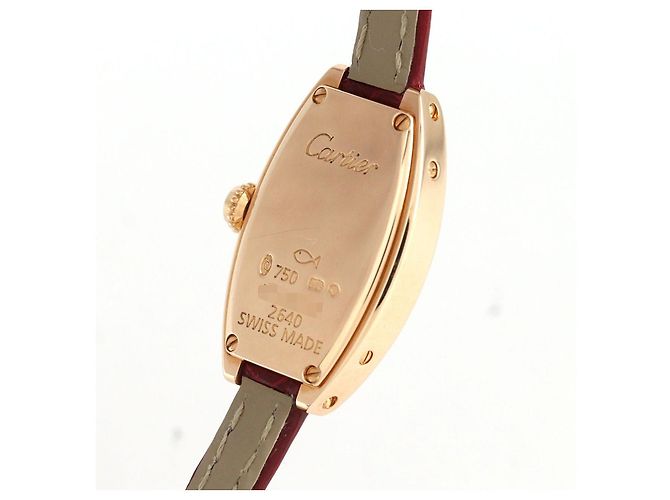 Cartier Mini Tonneau Lanière Au750 Quartz - Ansicht 6