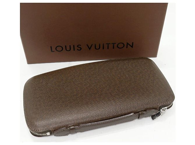Cartera larga Louis Vuitton Organizer Atoll Taiga - vista 2