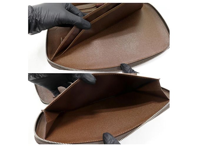Cartera larga Louis Vuitton Organizer Atoll Taiga - vista 5