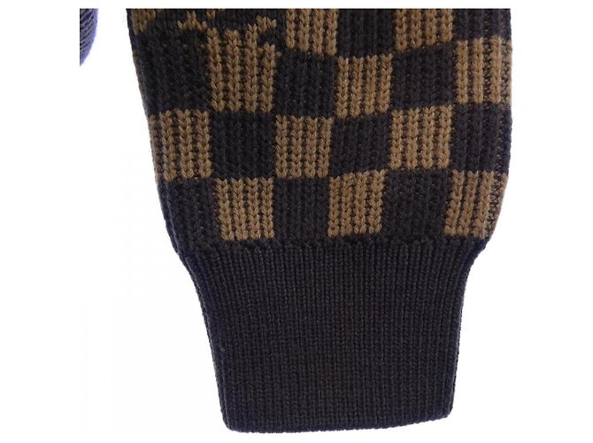 Louis Vuitton Rippstrick-Pullover aus Denim - Ansicht 6