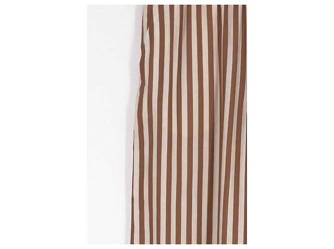 Autre Marque Pantalones anchos blancos con rayas DIEGA - vista 3