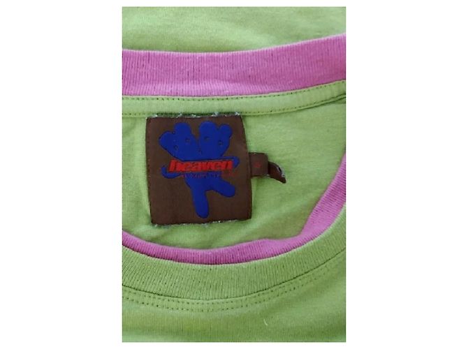 Autre Marque HEAVEN BY MARC JACOBS Camiseta cropped de algodón verde Miss You - vista 7