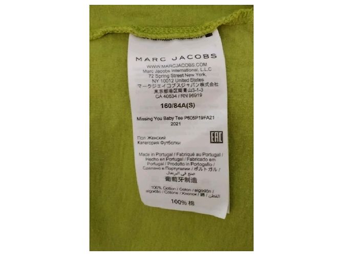 Autre Marque HEAVEN BY MARC JACOBS Camiseta cropped de algodón verde Miss You - vista 8