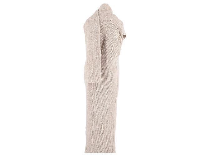 Acne Studios Ärmelloses Rollkragen Maxikleid Beige - Ansicht 2