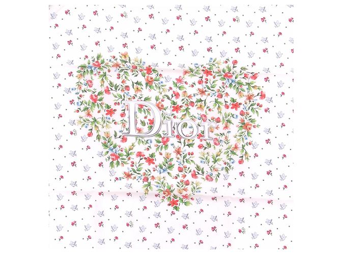 Dior Lenço creme flower & birds - vista 2