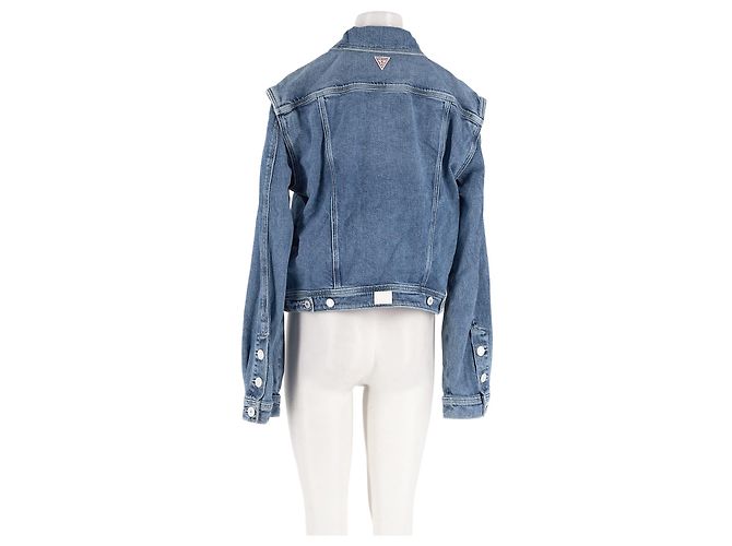 Chaqueta vaquera Guess de algodón azul - vista 2