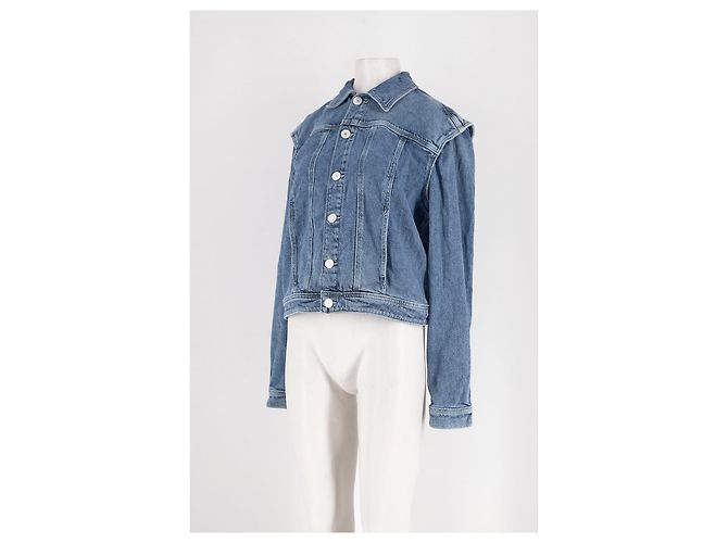 Chaqueta vaquera Guess de algodón azul - vista 3