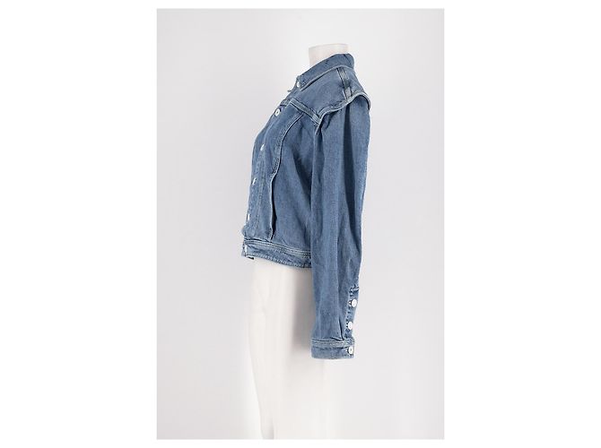 Chaqueta vaquera Guess de algodón azul - vista 4