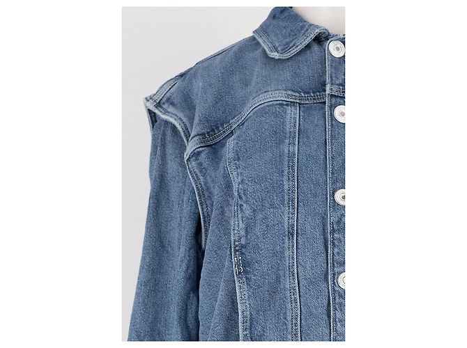 Chaqueta vaquera Guess de algodón azul - vista 6
