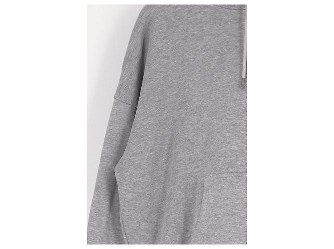 Sudadera con capucha Guess Gris de Algodón Logo Guess Jeans - vista 4