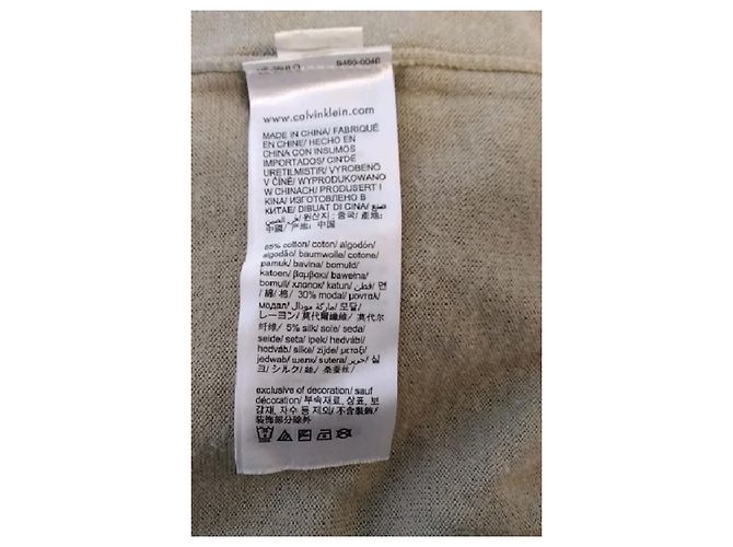 Polo de algodón beige Calvin Klein - vista 6