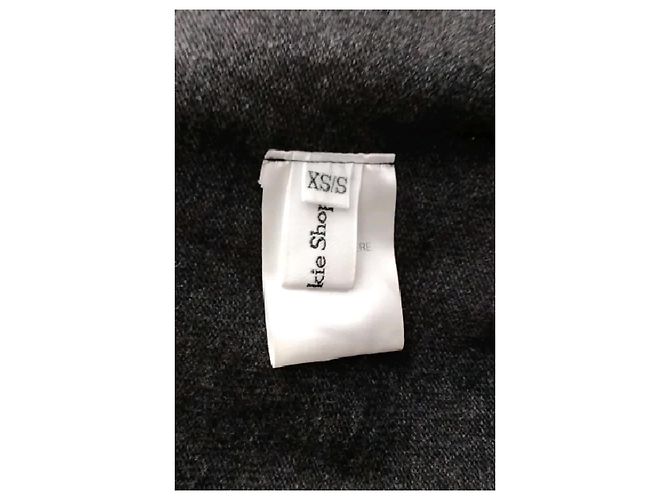 Autre Marque THE FRANKIE SHOP Rollkragenpullover aus Wolle Grau - Ansicht 5