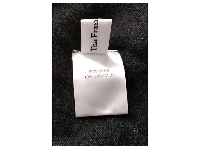 Autre Marque THE FRANKIE SHOP Rollkragenpullover aus Wolle Grau - Ansicht 6