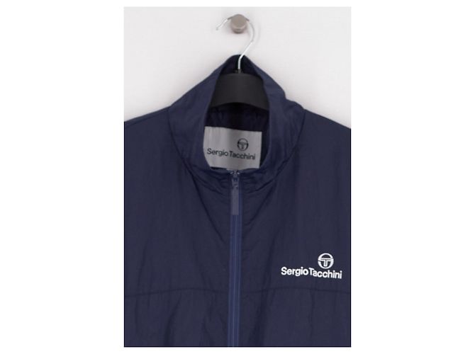 Autre Marque Casaco com fecho éclair Sergio Tacchini azul marinho M - vista 3