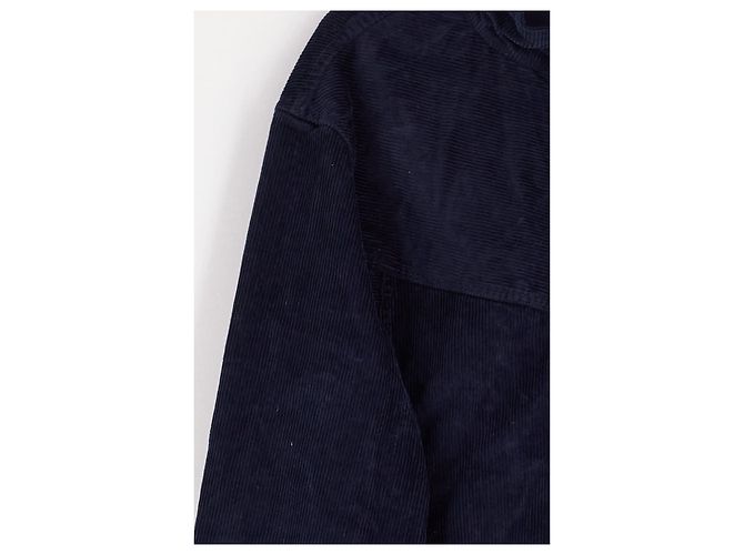 Autre Marque Baumwolljacke in Marineblau - Ansicht 3