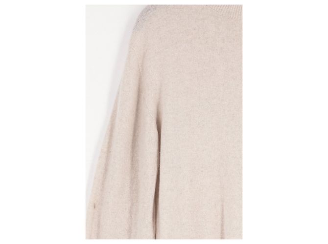Autre Marque THE FRANKIE SHOP Beige Wool Turtleneck Sweater - view 4