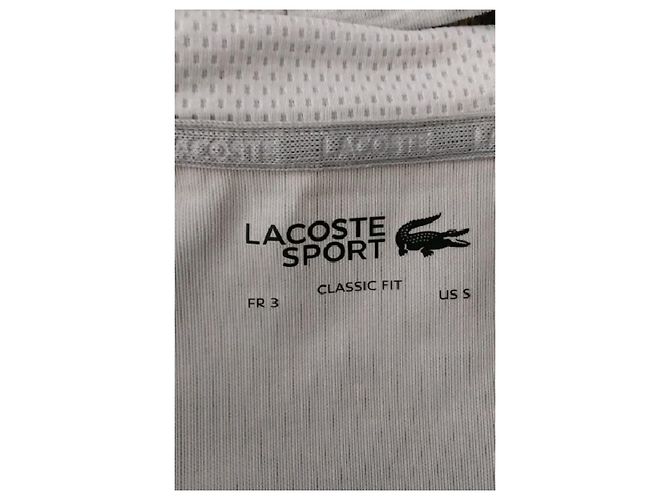 Lacoste Felpa con cappuccio e zip grigia - vista 5