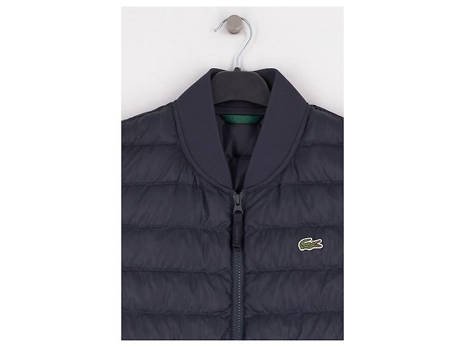Lacoste Plumífero corto azul marino - vista 3