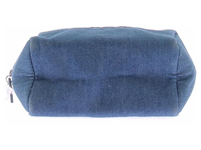 Dior Denim Effect Pouch Blue - view 6
