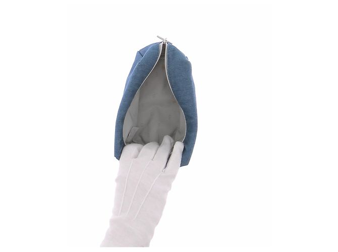 Dior Denim Effect Pouch Blue - view 7