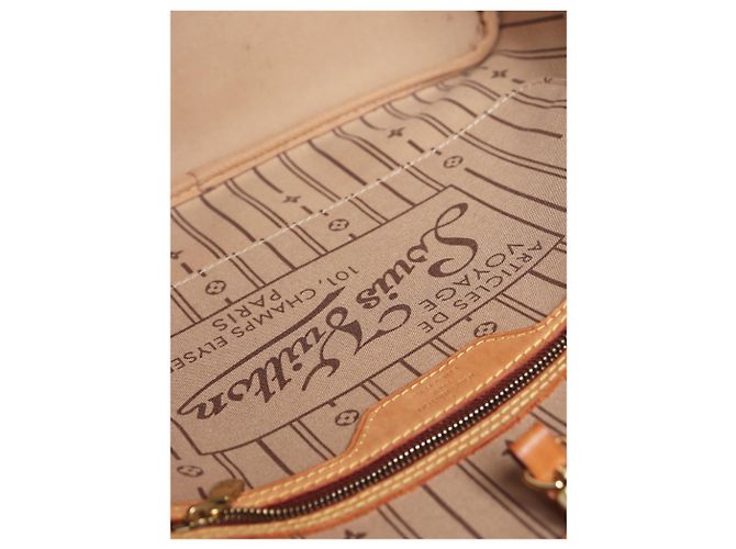 Louis Vuitton Bolso tote Neverfull MM Monogram marrón 2008 - vista 9
