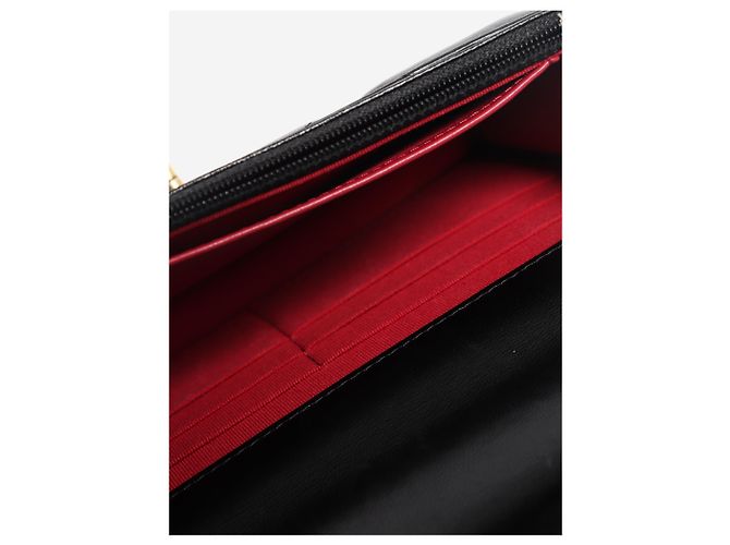 Wallet On Chain Chanel Carteira com Corrente 19 Turnlock Preta - vista 7