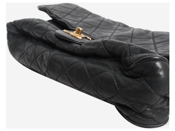 Chanel Borsa a tracolla Pearl Shiba 2012 in vitello nero - vista 8