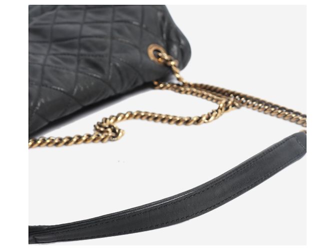 Chanel Borsa a tracolla Pearl Shiba 2012 in vitello nero - vista 9
