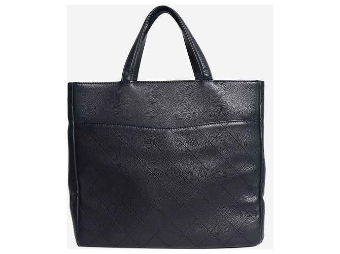 Chanel Navy 2014 caviar Executive tote - view 3