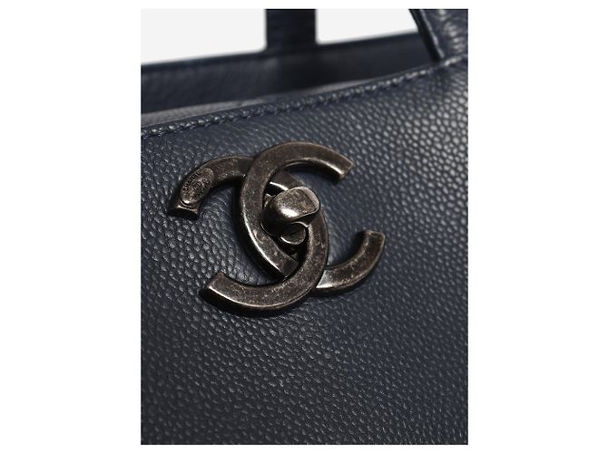 Chanel Navy 2014 caviar Executive tote - view 6
