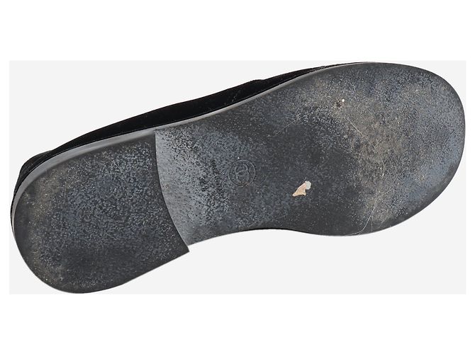 Chanel  Stiefeletten aus schwarzem Samt - Größe EU 38.5 - Ansicht 6
