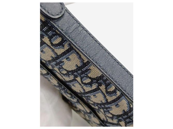 Dior Mini mala Saddle Oblique Navy 2019 - vista 10