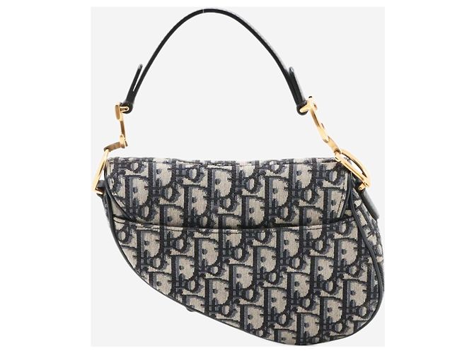 Dior Mini mala Saddle Oblique Navy 2019 - vista 2