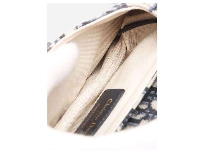 Dior Mini mala Saddle Oblique Navy 2019 - vista 6