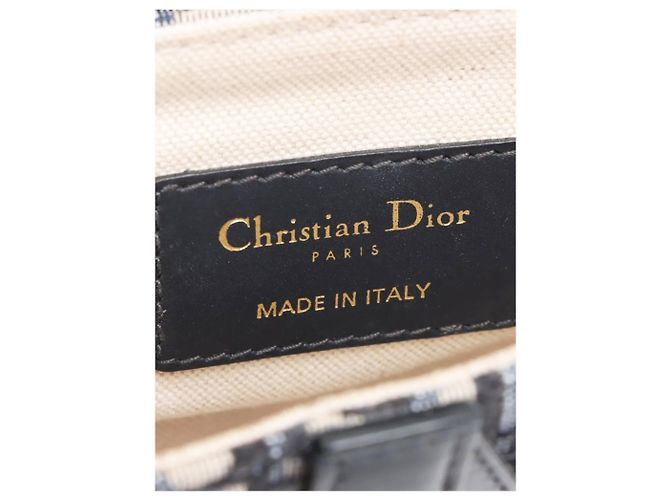 Dior Mini mala Saddle Oblique Navy 2019 - vista 8