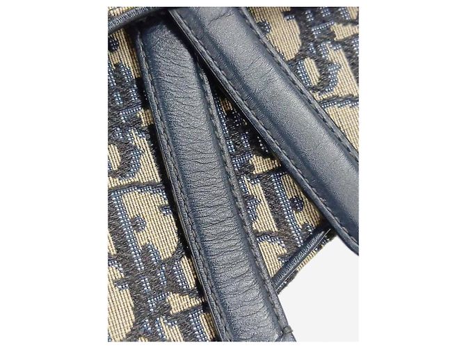 Dior Mini mala Saddle Oblique Navy 2019 - vista 9